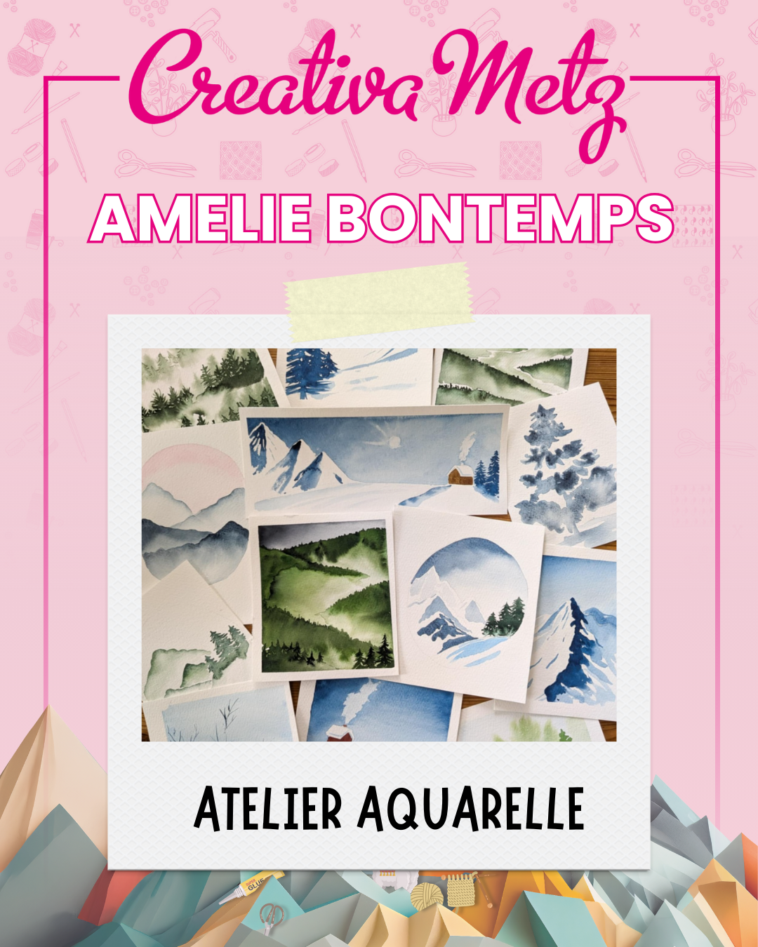 Atelier aquarelle — Amelie Bontemps